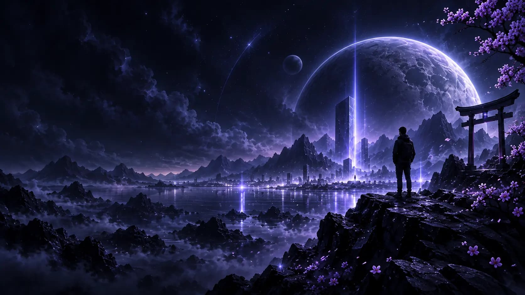 Atmospheric Sci-Fi Background